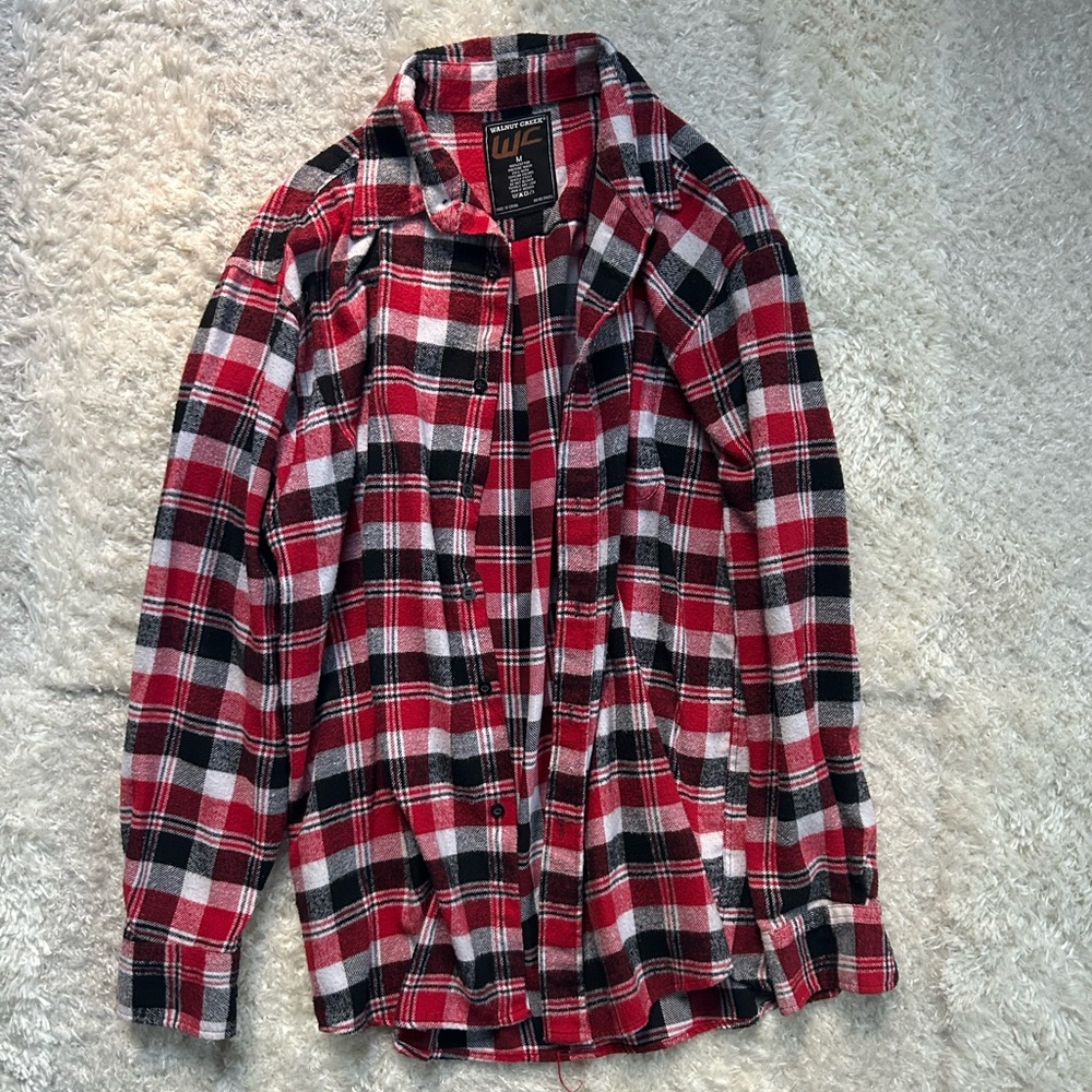 Stylish Plaid Button Down Shirt